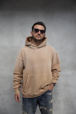 Black Island - Basic Hooded Sweatshirt Beige 1940 (1)