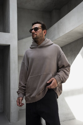 Black Island - Basic Hooded Sweatshirt Gray 1940 (1)
