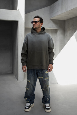 Black Island - Basic Hooded Sweatshirt Khaki 1940