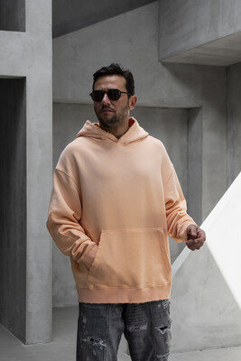 Black Island - Basic Hooded Sweatshirt Light Orange 1940 (1)