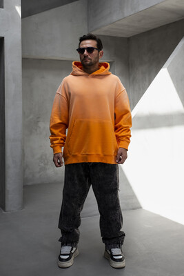 Black Island - Basic Hooded Sweatshirt Orange 1940