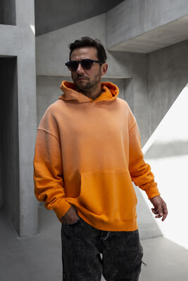 Black Island - Basic Hooded Sweatshirt Orange 1940 (1)