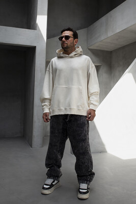 Black Island - Basic Hooded Sweatshirt White 1940