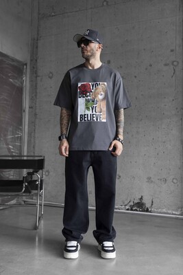 Black Island - BEAR PRINTED T-SHIRT ANTRA 1750