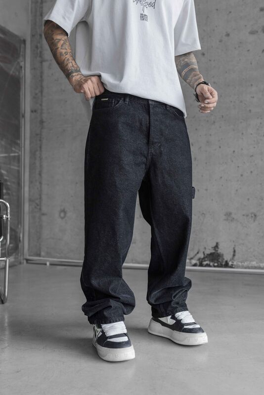 RIGIT SUPER BAGGY DENIM -Black- | NOREMID