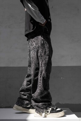 Black Baggy Jeans 17260 - Thumbnail (3)