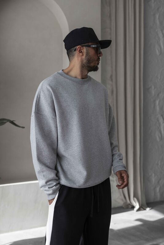 Black Island Gray Sweatshirt 1785 SweatShirts Black Island Black Island Gray Sweatshirt 1785 SweatShirts Black Island