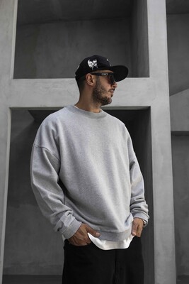 Black Island Gray Sweatshirt 1785 - Thumbnail (2)