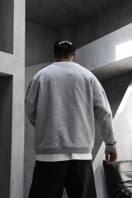 Black Island Gray Sweatshirt 1785 - Thumbnail (3)