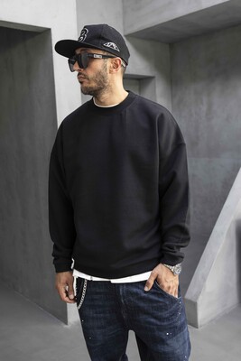 Black Island Black Sweatshirt 1785 - Thumbnail (2)