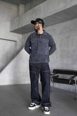 Black Island Blue Sweatshirt 1799 - Thumbnail (3)