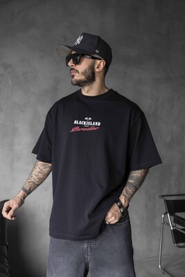 Black Island - BLACK ISLAND PARADISE PRINTED T-SHIRT BLACK 1825 (1)