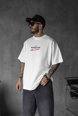 BLACK ISLAND PARADISE PRINTED T-SHIRT WHITE 1825 - Thumbnail (3)