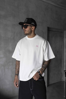 Black Island Printed Beyaz T-shirt 1870 - Thumbnail (2)