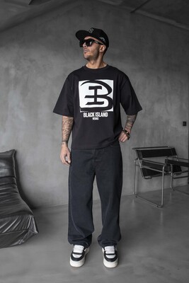 Black Island - Black Island Printed Black T-shirt 1829