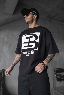 Black Island - Black Island Printed Black T-shirt 1829 (1)