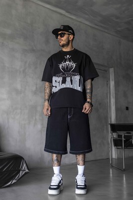 Black Island - Black Island Printed Black T-shirt 1890