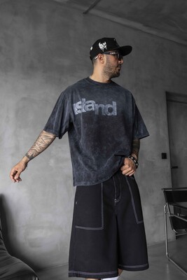 Black Island - Black Island Printed Black T-shirt 1898 (1)