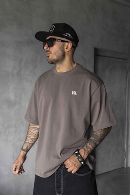 Black Island Printed Brown T-shirt 1870 - Thumbnail (2)