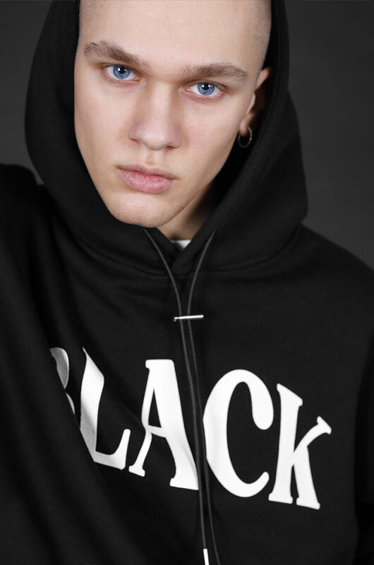 black ısland printed hoodie black 1347 (1)
