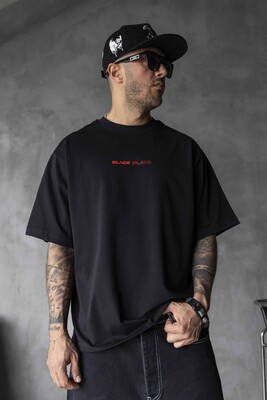 Black Island Printed T-shirts Black 1876 - Thumbnail (3)
