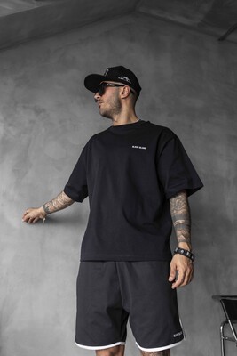 Black Island Printed T-shirts Black 1878 - Thumbnail (3)