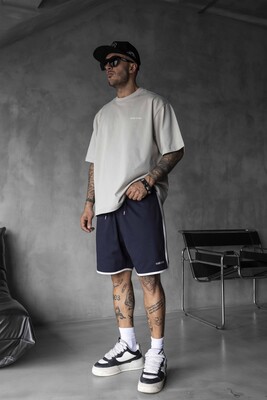 Black Island Printed T-shirts Light Gray 1878 - Thumbnail (2)