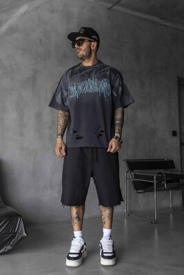 Black Island - Black Island Printed Washed T-shirts Antra 1875
