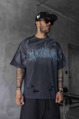 Black Island - Black Island Printed Washed T-shirts Antra 1875 (1)
