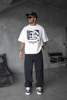 Black Island - Black Island Printed White T-shirt 1829