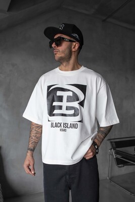 Black Island - Black Island Printed White T-shirt 1829 (1)