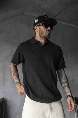Black Island - BLACKY POLO COLLAR KNITWEAR 2624 (1)