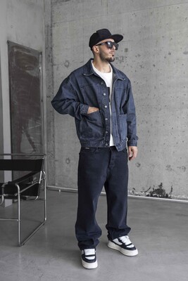 Blue Denim Jacket 16979 - Thumbnail (2)