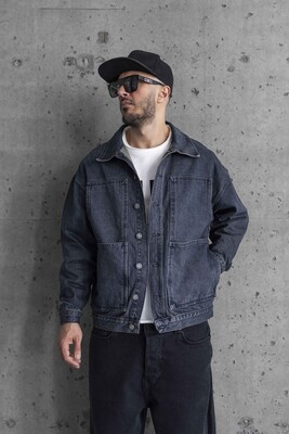 Blue Denim Jacket 16979 - Thumbnail (3)