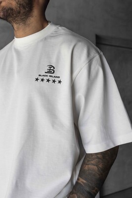 Boxing Printed White T-shirt 1895 - Thumbnail (3)