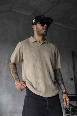 Black Island - BROWN POLO COLLAR KNITWEAR 2624 (1)