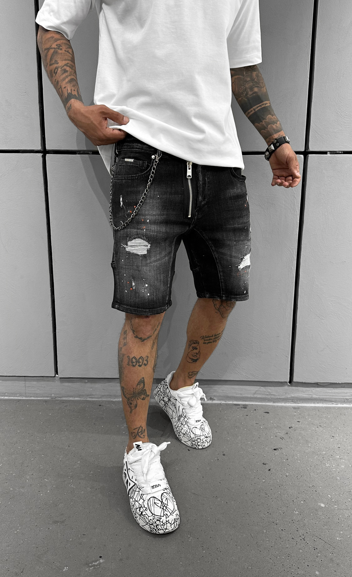 Advbridge Summer New Men's Loose Short Jeans Neutral Denim Shorts Chic Side  Vent Straight Short Pants Male Streetwear Casual Shorts 5XL-S | Mens  streetwear, Street wear, Driving shoes men