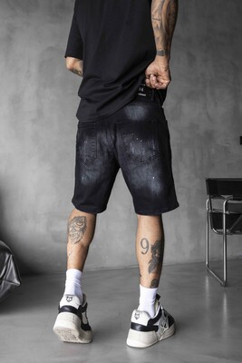 Denim Short Black 17204 - Thumbnail (3)