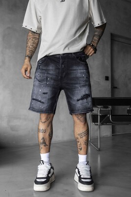 Black Island - Denim Short Black 17205