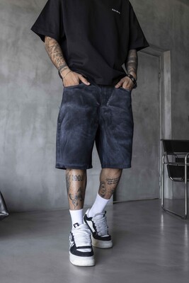 Denim Short Black 17207 - Thumbnail (2)