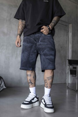 Black Island - Denim Short Black 17207 (1)