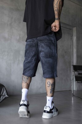 Denim Short Black 17207 - Thumbnail (3)