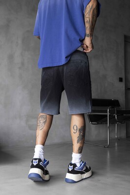 Denim Short Black 17208 - Thumbnail (2)