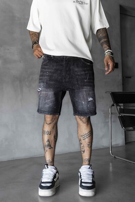 Black Island - Denim Short Black 17229