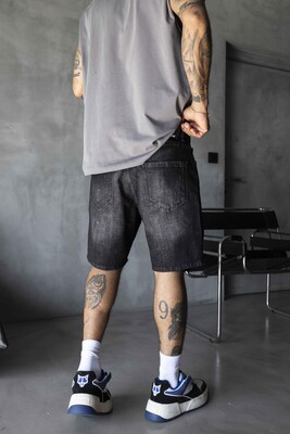 Denim Short Black 17231 - Thumbnail (3)