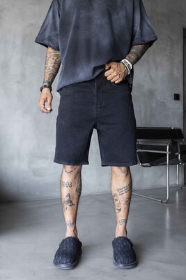 Black Island - Denim Short Black 17264