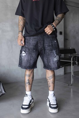 Black Island - Denim Short Black 17265