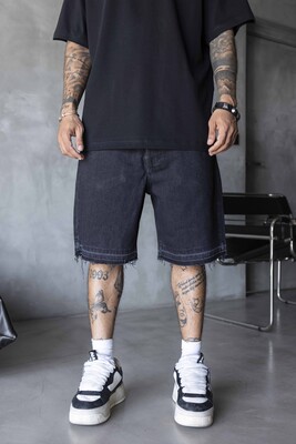 Black Island - Denim Short Black 17272