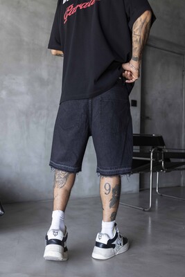 Denim Short Black 17272 - Thumbnail (3)