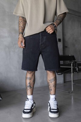Black Island - Denim Short Black 17273